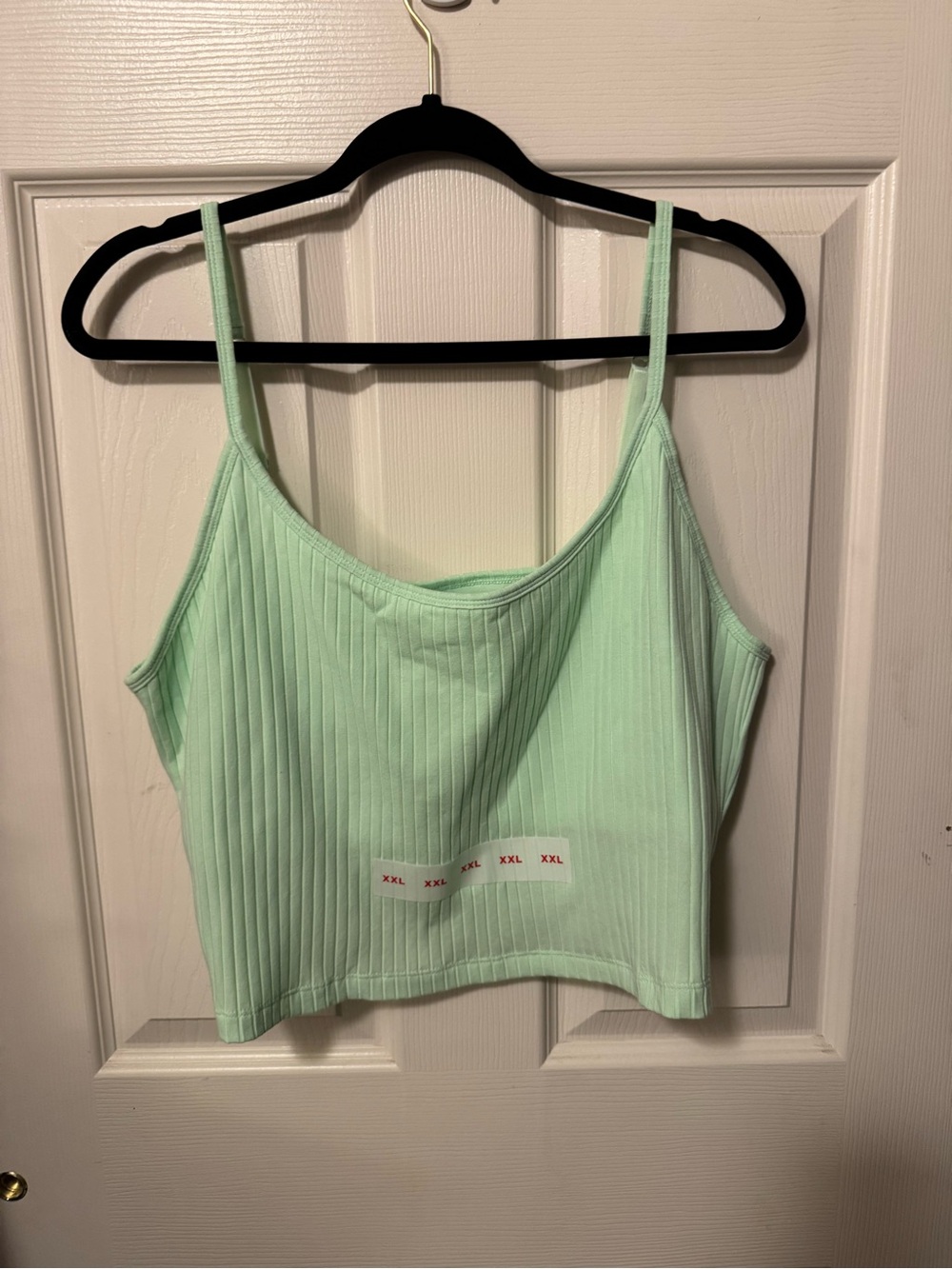 Old Navy Mint Green Ribbed Crop Tank Top
